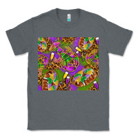 Charcoal Heather Mardi Gras with crabs tumbler Classic Tee - HowdyJamesFarm