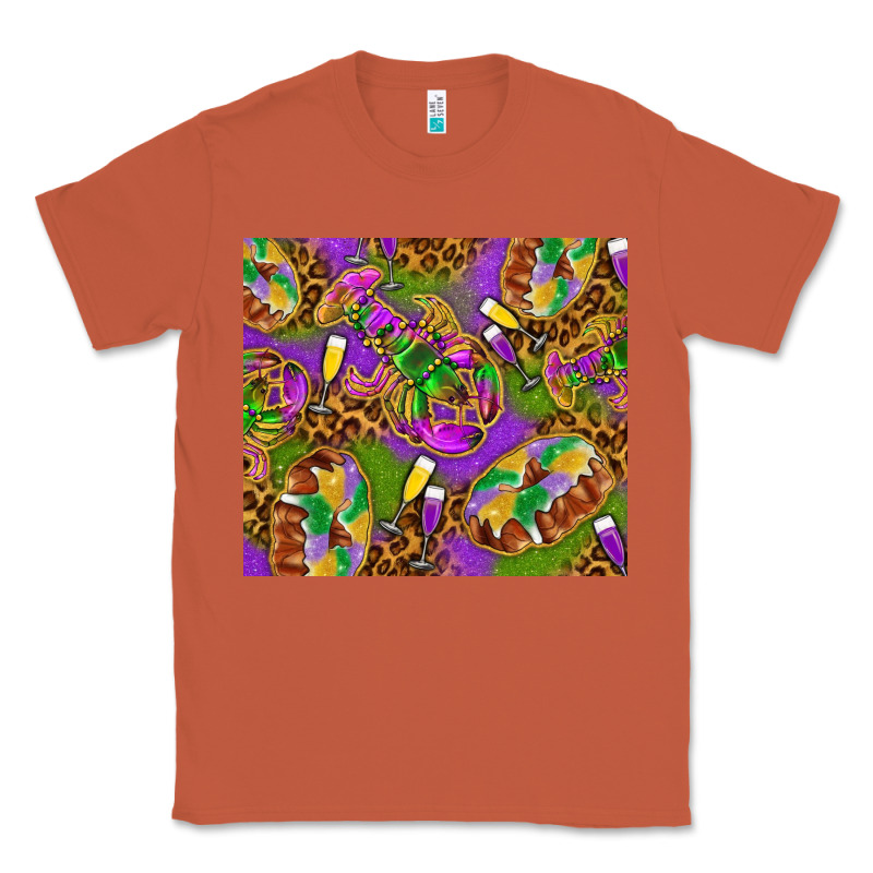 Mardi Gras With Crabs Tumbler Classic Tee by HowdyJamesFarm | Teevron