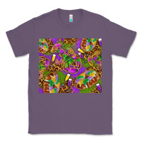 Lavender Mardi Gras with crabs tumbler Classic Tee - HowdyJamesFarm