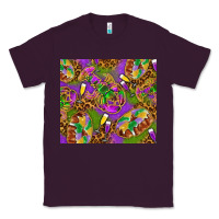 Plum Mardi Gras with crabs tumbler Classic Tee - HowdyJamesFarm