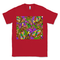 Red Mardi Gras with crabs tumbler Classic Tee - HowdyJamesFarm