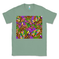 Sage Mardi Gras with crabs tumbler Classic Tee - HowdyJamesFarm