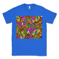 True Royal Mardi Gras with crabs tumbler Classic Tee - HowdyJamesFarm