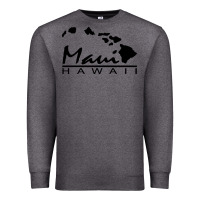 Charcoal Heather maui hawaii Premium Sweatshirt - linhVisuals