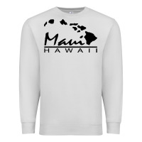 Dove Grey maui hawaii Premium Sweatshirt - linhVisuals