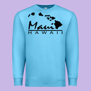 Maui Hawaii Premium Sweatshirt Designed By Linhvisuals