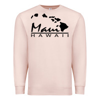 Pale Pink maui hawaii Premium Sweatshirt - linhVisuals
