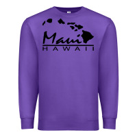 Purple maui hawaii Premium Sweatshirt - linhVisuals