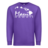 Purple maui hawaii Premium Sweatshirt - linhVisuals