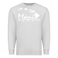 Dove Grey maui hawaii Premium Sweatshirt - linhVisuals