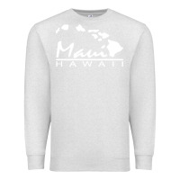 Oatmeal Heather maui hawaii Premium Sweatshirt - linhVisuals