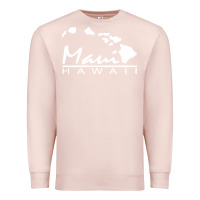 Pale Pink maui hawaii Premium Sweatshirt - linhVisuals
