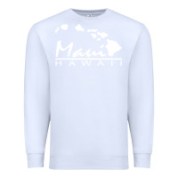 White maui hawaii Premium Sweatshirt - linhVisuals