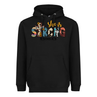 Black she i̇s strong proverbs 31 25 Heavyweight Hoodie - JahusDesignShop