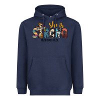 Navy she i̇s strong proverbs 31 25 Heavyweight Hoodie - JahusDesignShop