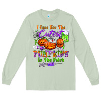 Matcha i care for the cutest pumpkins in the patch Long Sleeve Tee - BundleAndBundleShop