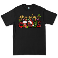 Black Grandma claus with christmas gift sock mother's Premium Tee - HowdyJamesFarm