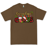 Cacao Grandma claus with christmas gift sock mother's Premium Tee - HowdyJamesFarm