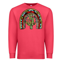 Cardinal christmas cactus rainbow Premium Sweatshirt - JahusDesignShop