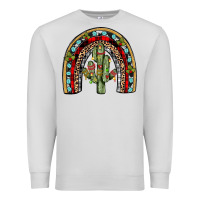 Dove Grey christmas cactus rainbow Premium Sweatshirt - JahusDesignShop