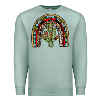 Seafoam christmas cactus rainbow Premium Sweatshirt - JahusDesignShop