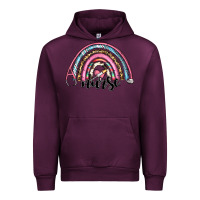 Mauve Wine western nurse rainbow Urban Hoodie - RanaPortraitStore