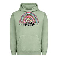 Pigment Oil Green western nurse rainbow Urban Hoodie - RanaPortraitStore