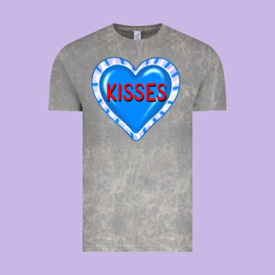Valentine's Day Hearts Vintage Tee Designed By Fadigitalartstudio
