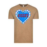 Vintage Coffee valentine's day hearts Vintage Tee - FaDigitalArtStudio