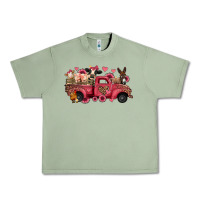Oil Green valentines day leopard farm animals truck Urban Heavy Tee - Jasminsmagicworld
