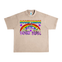 French Oak Lgbtq Acceptance Will Calm Your Soul Urban Heavy Tee - BundleAndBundleShop