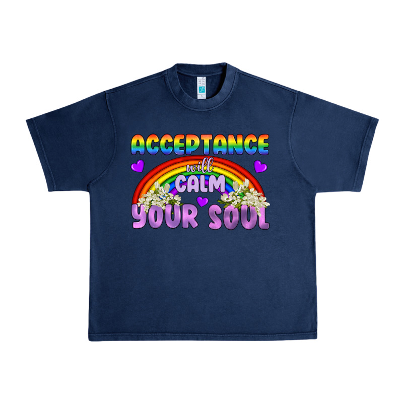 Lgbtq Acceptance Will Calm Your Soul Urban Heavy Tee by BundleAndBundleShop | Teevron