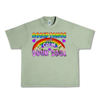 Oil Green Lgbtq Acceptance Will Calm Your Soul Urban Heavy Tee - BundleAndBundleShop