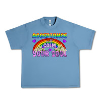 Pebble Blue Lgbtq Acceptance Will Calm Your Soul Urban Heavy Tee - BundleAndBundleShop