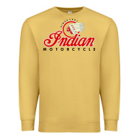 Antique Gold motorcycle racing indian Premium Sweatshirt - linhVisuals