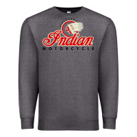 Charcoal Heather motorcycle racing indian Premium Sweatshirt - linhVisuals