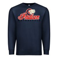 Navy motorcycle racing indian Premium Sweatshirt - linhVisuals