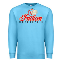 Ocean Blue motorcycle racing indian Premium Sweatshirt - linhVisuals