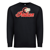 Black motorcycle racing indian Premium Sweatshirt - linhVisuals