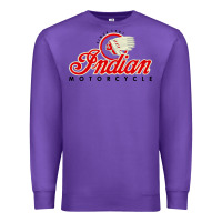 Purple motorcycle racing indian Premium Sweatshirt - linhVisuals