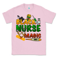 Bubblegum Pink Black Nurse magic Classic Tee - HowdyJamesFarm