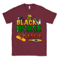 Burgundy Black Nurse magic Classic Tee - HowdyJamesFarm