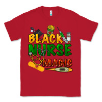 Red Black Nurse magic Classic Tee - HowdyJamesFarm