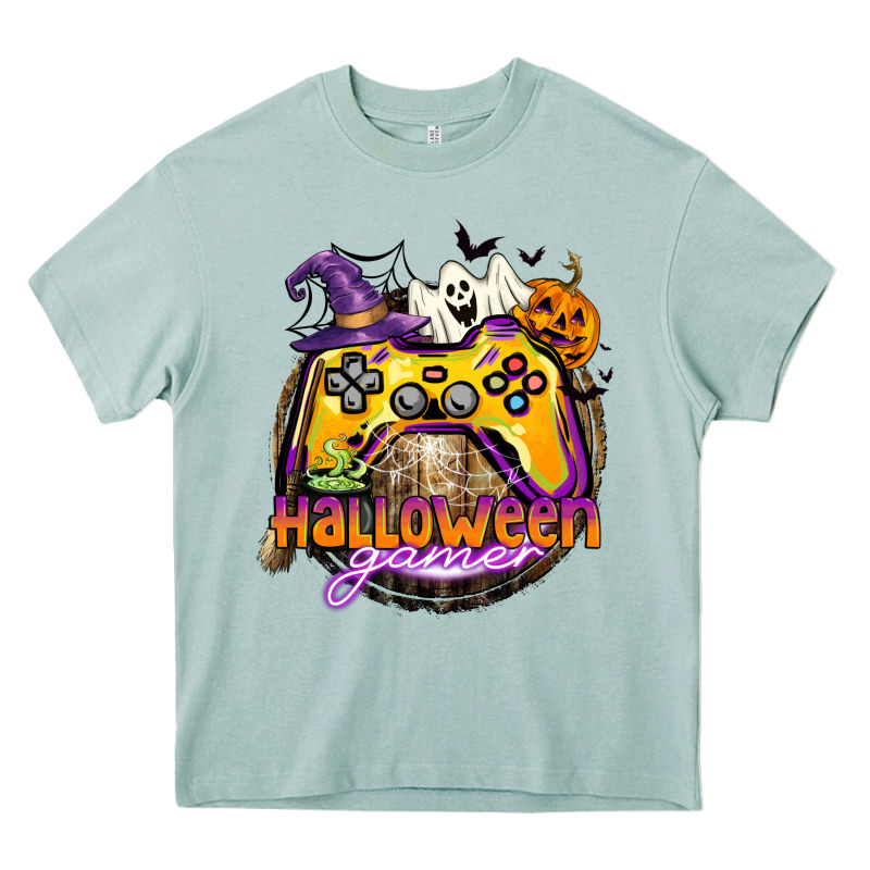 Halloween Gamer Heavy Core Tee by CowGirlArtShop | Teevron