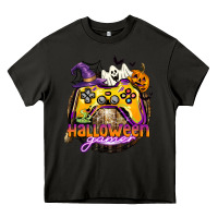 Asphalt halloween gamer Heavy Core Tee - CowGirlArtShop