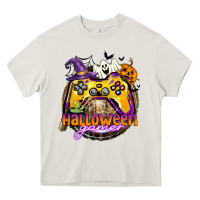 Cream halloween gamer Heavy Core Tee - CowGirlArtShop