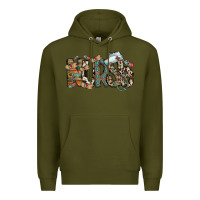 Army Green nurse western Premium Hoodie - RacoonDesign