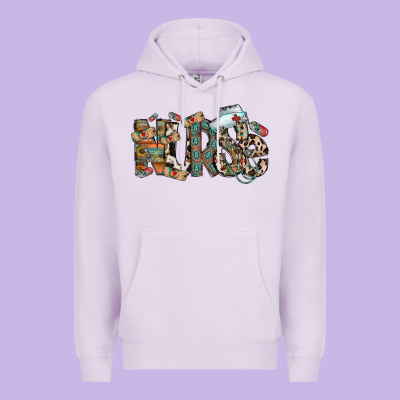 Nurse Western Premium Hoodie Designed By Racoondesign