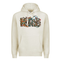 Oatmeal Heather nurse western Premium Hoodie - RacoonDesign