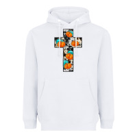White pumpkin cross Heavyweight Hoodie - JahusDesignShop